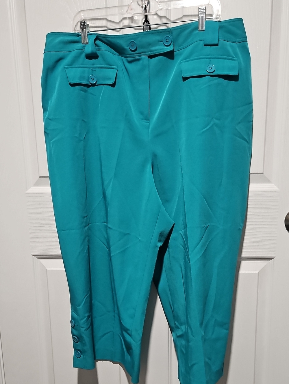 Cato Teal Cropped Ankle Pants